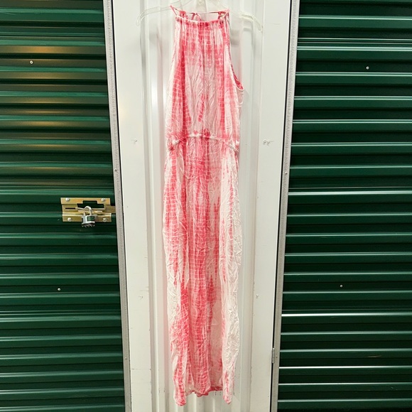 Elan Red and White Maxi Dress - Picture 1 of 13